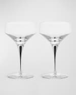 Image 2 of 3: Orrefors Metropol Coupe Glasses, Set of 2