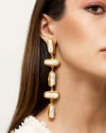 Image 2 of 4: Sylvia Toledano Grace Pearl Clip-On Earrings