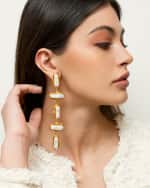 Image 4 of 4: Sylvia Toledano Grace Pearl Clip-On Earrings