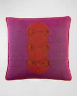 Image 1 of 4: Jonathan Adler Pompidou Loops Pillow, 20" Square
