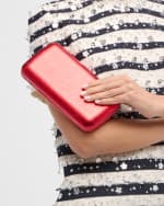 Image 3 of 6: Jeffrey Levinson Finley Metallic Cocktail Party Clutch Bag