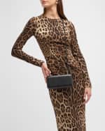 Image 3 of 6: Jeffrey Levinson Finley Leather Cocktail Party Clutch Bag