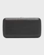 Image 1 of 6: Jeffrey Levinson Finley Leather Cocktail Party Clutch Bag