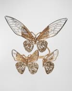 Image 1 of 2: Kim Seybert Flutter Napkin Rings, Set of 4