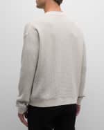 Image 3 of 6: FRAME Men's Waffle Textured Crew Sweatshirt