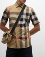 Image 4 of 6: Burberry Men's Summerton Check Sport Shirt