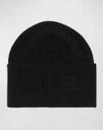 Image 1 of 2: Burberry Men's Cashmere EKD Beanie Hat
