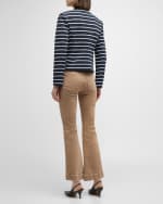 Image 3 of 6: Veronica Beard Carson High Rise Ankle Flare Jeans