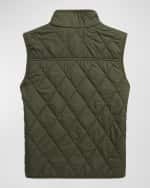 Image 2 of 2: Ralph Lauren Childrenswear Boy's Quilted Water Repellent Vest, Size S-XL
