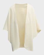 Image 2 of 6: Sofia Cashmere Baby Alpaca Wool Cape