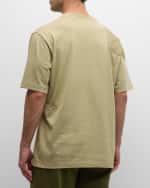 Image 3 of 6: Burberry Men's T-Shirt with Tonal Check Patches