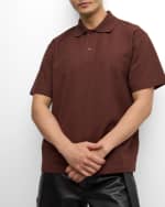 Image 4 of 6: Burberry Men's Pique Polo Shirt