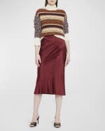 Image 5 of 6: Veronica Beard Clary Turtleneck Wool-Blend Sweater