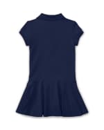 Image 4 of 4: Ralph Lauren Childrenswear Girl's Mesh Polo Knit Dress, Size S-XL