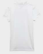 Image 5 of 5: Ralph Lauren Childrenswear Girl's Short-Sleeve Logo Embroidery Polo Shirt, Size S-XL