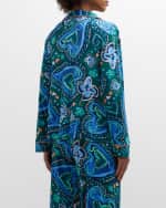 Image 4 of 6: ALIVIA Sofia Cropped Heart-Print Pajama Set