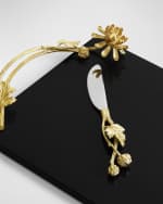 Image 3 of 4: Michael Aram Dahlia Cheeseboard with Knife