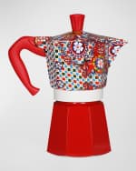 Image 2 of 5: Bialetti x Dolce&Gabbana x Bialetti Moka Express 6-Cup Stovetop Coffee Pot