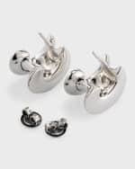 Image 3 of 5: Bottega Veneta Small H Beam Earrings