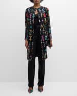 Image 2 of 6: Libertine Deco Letters Long-Sleeve Duster Coat