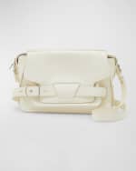 Image 1 of 6: Proenza Schouler Beacon Saddle Leather Crossbody Bag