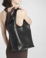 Image 3 of 6: Ferragamo Cutout Leather Tote Bag
