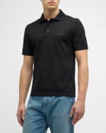 Image 3 of 6: Ferragamo Men's Cotton Logo Polo