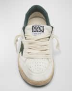 Image 5 of 7: Golden Goose Kid's Ballstar Low-Top Leather Sneakers