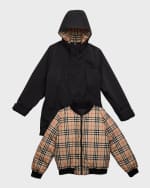 Image 3 of 4: Burberry Boy's Myles 4 in 1 Reversible Jacket, Size 3-14