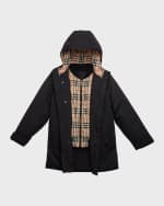 Image 1 of 4: Burberry Boy's Myles 4 in 1 Reversible Jacket, Size 3-14
