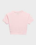 Image 2 of 3: Burberry Girl's Pia Check-Print Bear Graphic T-Shirt, Size 6M-2