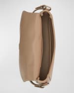 Image 5 of 6: Ralph Lauren Collection Welington Flap Leather Shoulder Bag