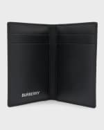 Image 4 of 4: Burberry Men's Bateman Vintage Check Bifold Card Holder
