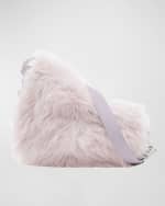 Image 4 of 5: Burberry Knight Small Shearling Shoulder Bag