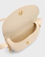 Image 5 of 6: Burberry Chess Small Flap Leather Satchel Bag