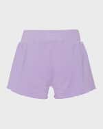 Image 2 of 4: Molo Girl's Nicci Smocked Swim Shorts, Size 3T-6