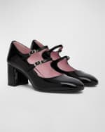 Image 4 of 4: CAREL Alice Patent Mary Jane Duo Pumps