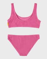 Image 2 of 3: Molo Girl's Nola Two-Piece Swimsuit, Size 7-16
