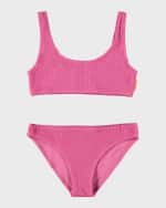 Image 1 of 3: Molo Girl's Nola Two-Piece Swimsuit, Size 7-16