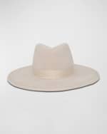 Image 3 of 3: Gigi Burris Jeanne Ivory Felt Fedora