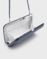 Image 5 of 6: Jeffrey Levinson Finley Metallic Cocktail Party Clutch Bag