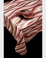 Image 2 of 3: L'Objet Landscape Linen Sateen Tablecloth, 70" x 126"