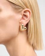 Image 2 of 5: BaubleBar Melina Heart Earrings