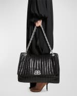 Image 3 of 6: Balenciaga Monaco Large Quilted Chain Bag