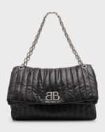 Image 1 of 6: Balenciaga Monaco Large Quilted Chain Bag