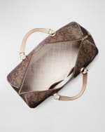 Image 4 of 4: MICHAEL Michael Kors XL Monogram Zip Weekender Bag