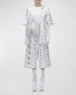 Image 3 of 4: Marc Jacobs The Monogram Metallic Small Tote Bag