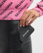 Image 2 of 4: Balenciaga Cash Card Holder Metallized