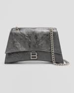 Image 1 of 6: Balenciaga Crush Medium Chain Bag Metallized