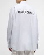 Image 5 of 6: Balenciaga Men's Balenciaga Shirt Oversized